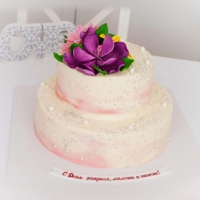 Торт "Цветок Марсала"