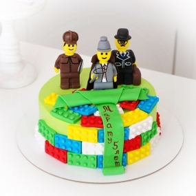Торт "Герои Лего"