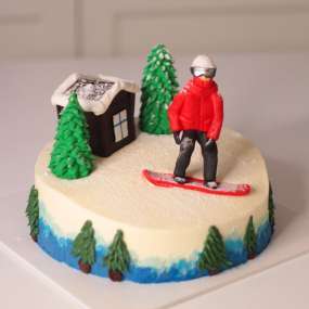 Торт "Сноубордист"
