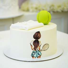 Торт "Для теннисистки"