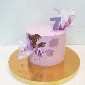 Фиолетовый торт маленькая фея