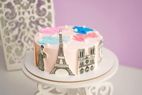 Торт "Парижские мотивы"