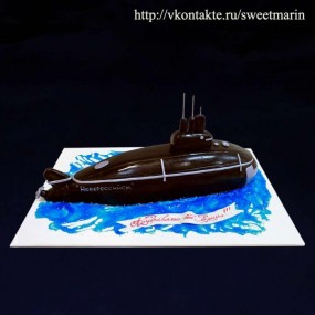 Торт "Подводная лодка"