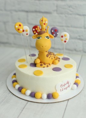Торт "С жирафом"