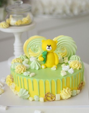Торт "Желтый мишка"