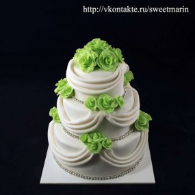 Торт "Зеленая свадьба"