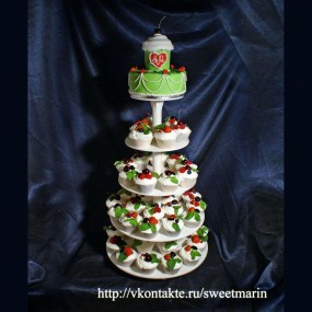 Торт "Конфетная свадьба"