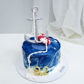 Торт “Морская синева”