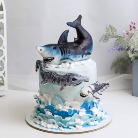 Торт "Акулы"
