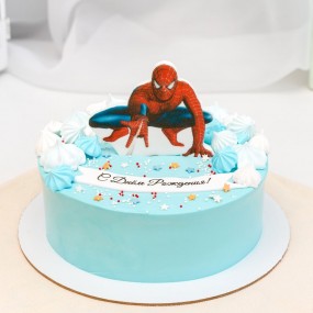 Торт "Человек-паук"