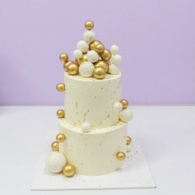 Торт на корпоратив "Золотые шары"