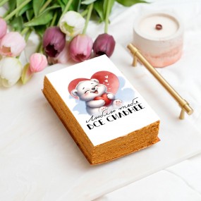 Торт-открытка "Люблю"