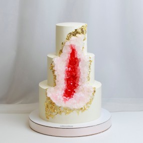 Свадебный торт "Кристаллы"