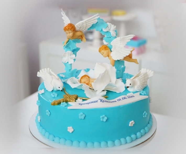 Торт "Крещение ангела"