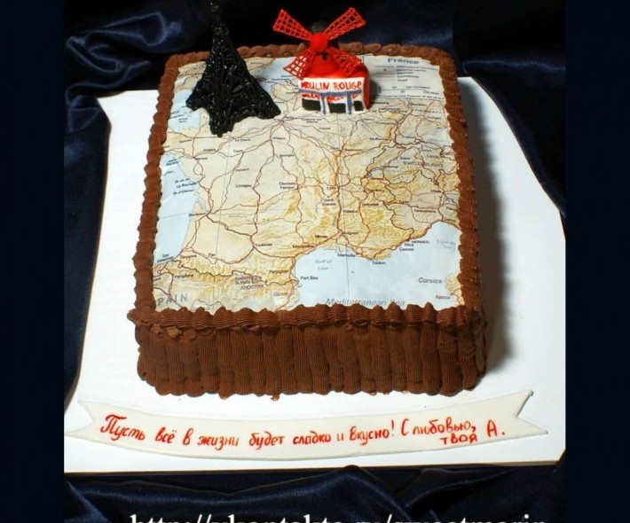 Торт "Любителю Франции"