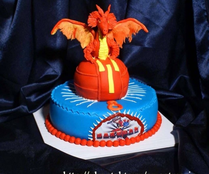Торт "Огненный дракон"