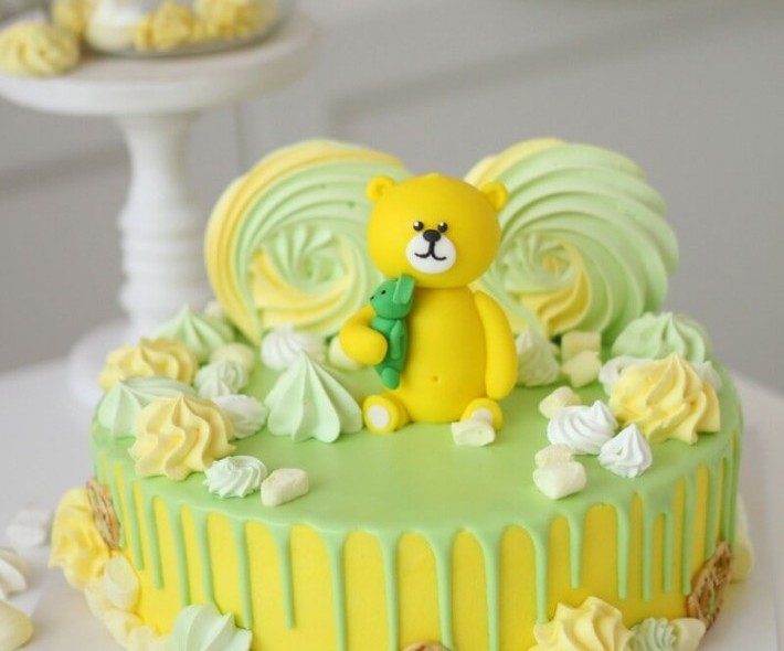 Торт "Желтый мишка"