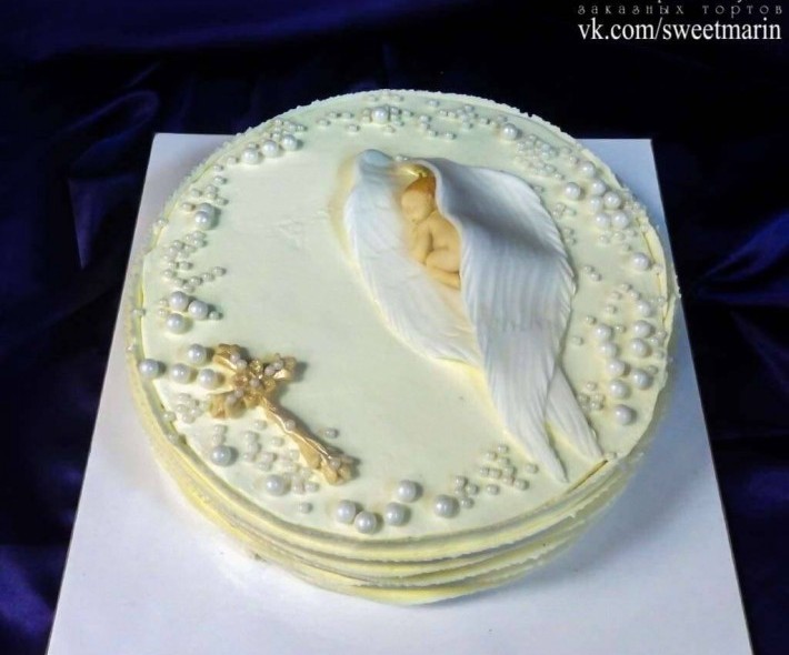 Торт с днем ангела на крестины