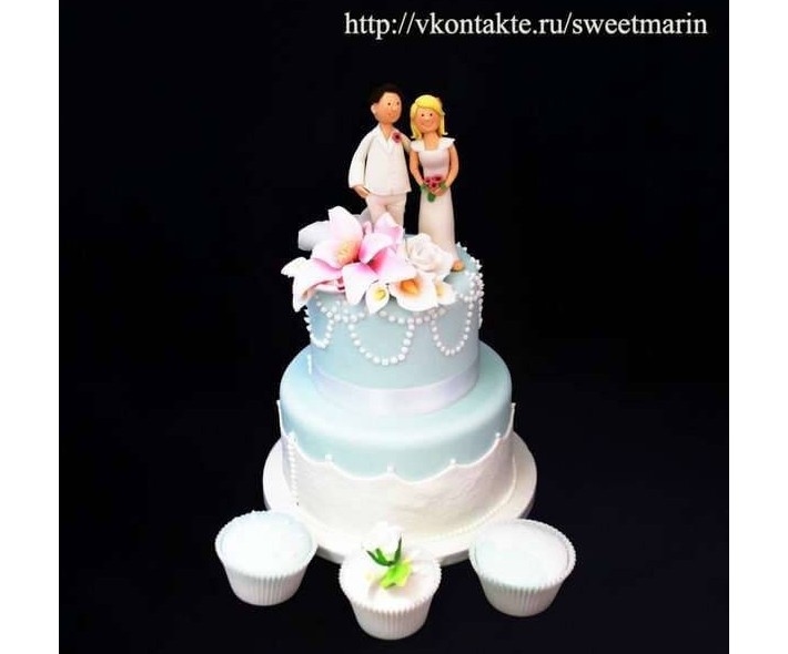 Торт "Летняя свадьба"