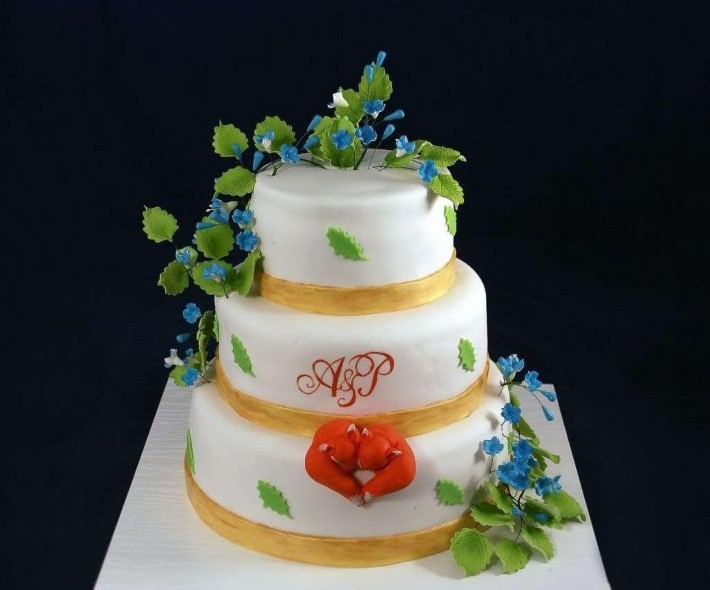 Торт "Лисья свадьба"