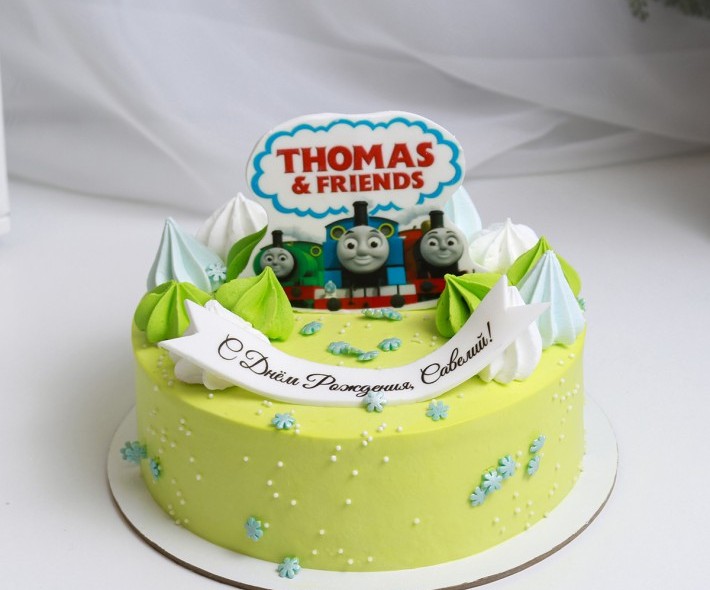 Торт "Паровозик Томас"