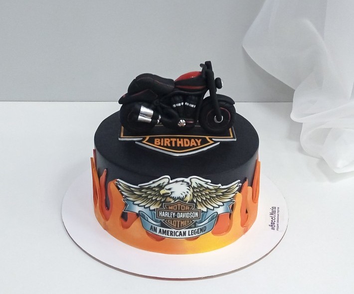 Торт "Harley-Davidson"