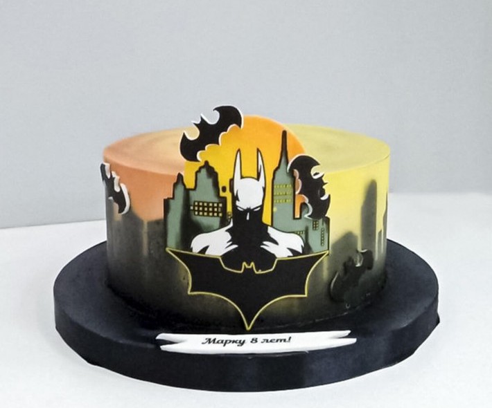 Торт "Бэтмен"