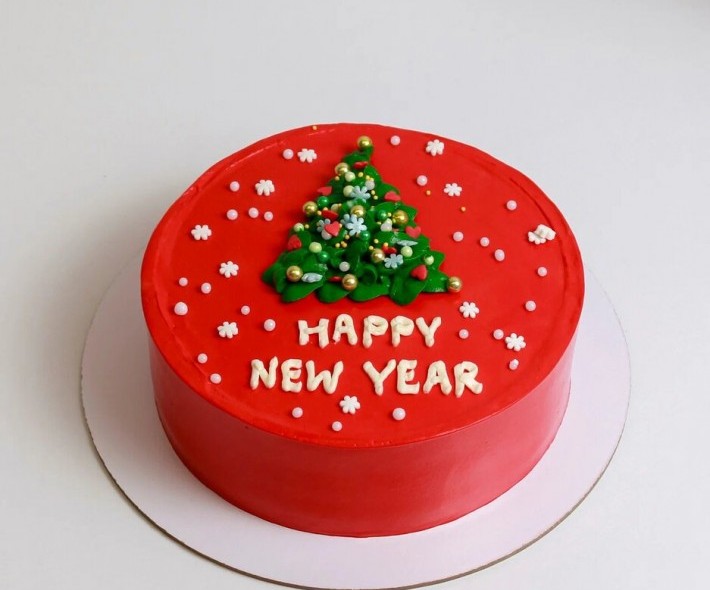 Торт на Новый Год "Ёлочка"