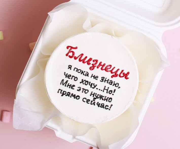 Бенто-торт "Близнецы"