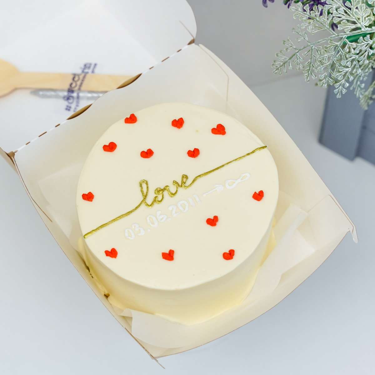 Торт "Линия любви"