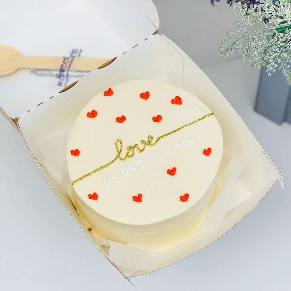 Бенто-торт "Любовь бесконечна"